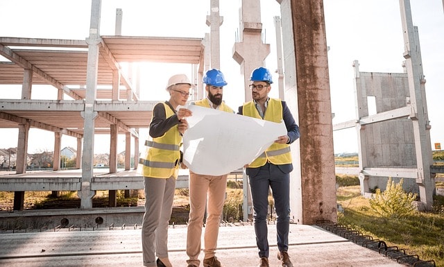 Architects looking into a project