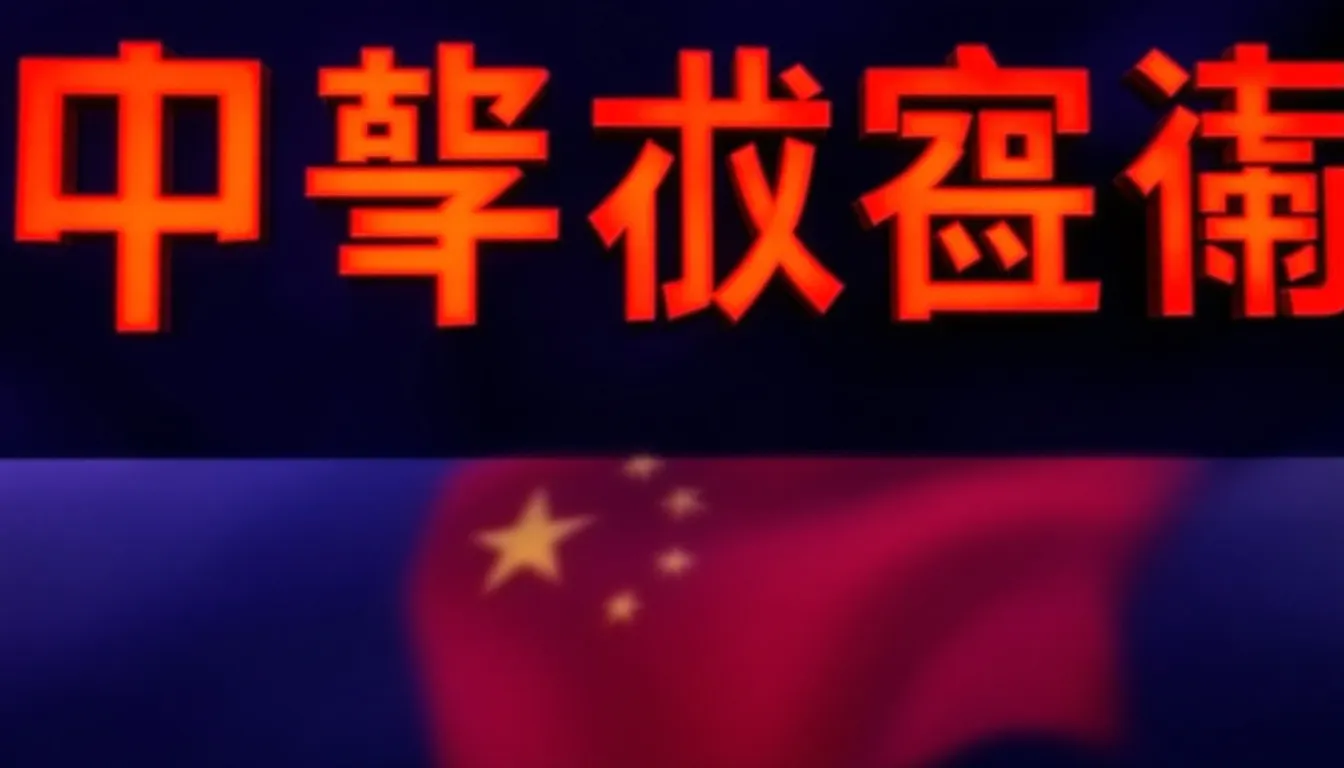 The image depicts a symbolic representation of the China tariffs, illustrating the complexities of international trade policy, including high tariffs and trade barriers affecting both domestic producers and foreign competition. It highlights the ongoing trade war and economic implications for the global economy, particularly in relation to China's imports and the United States' trade agreements.